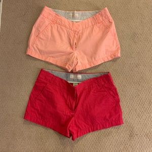 J. Crew chino shorts.